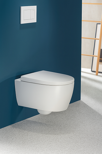 Унитаз Geberit iCon с TurboFlush и кожухом