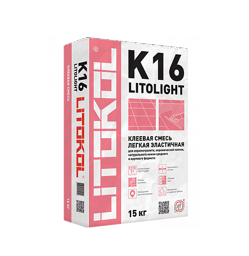 Litolight К16 - клеевая смесь (15 кг)