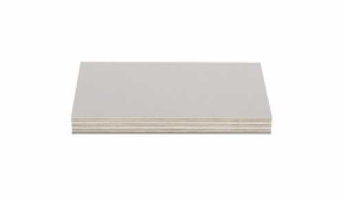 ФОФ Фанера Segezha 1/1 1220x2440x15 Creative Light Grey Melamine Wire 17012 M 26 Grey