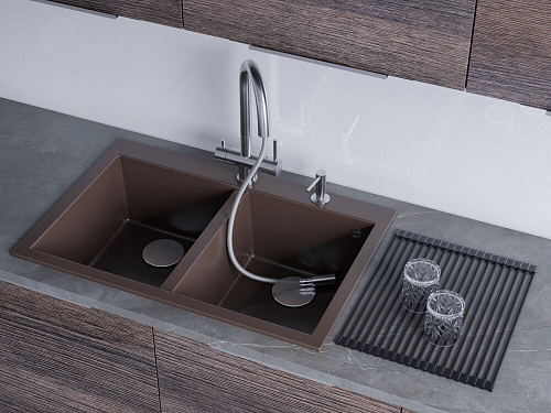 Смеситель OMOIKIRI AKITA-S GB (нержавеющая сталь)