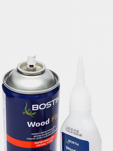 Набор клеев Bostik Wood Fix состоящий из цианоакрилата высокой вязкости и активатора