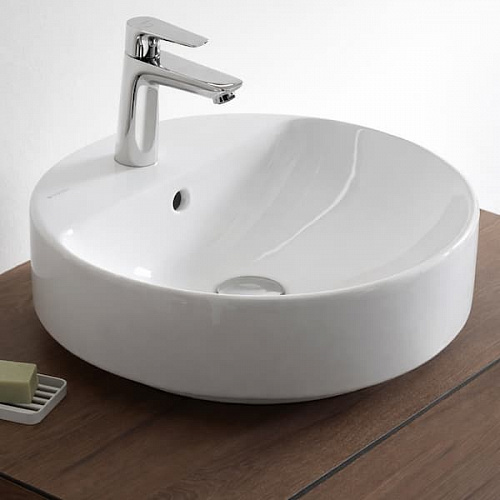 Раковина GEBERIT VariForm круглая с полкой