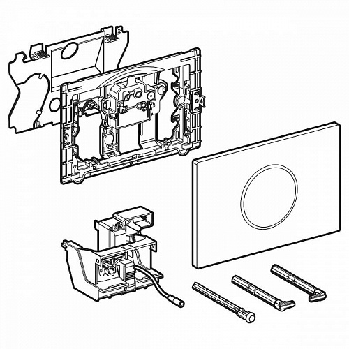 Система электронного управления смывом унитаза Geberit, Sigma10